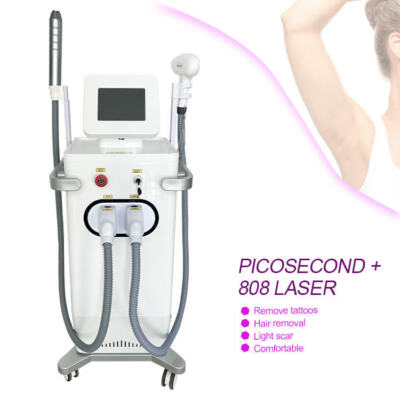 808Nm Diode Laser Hair Removal 2000W Picosecond Pico Laser Tattoo Removal Spa