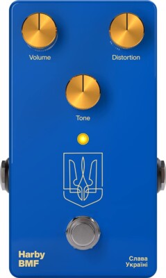Harby Pedals BMF Distortion/Sustainer/Fuzz Guitar Effect Pedal Made in USA NEW