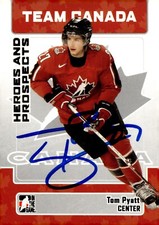 Tom Pyatt - Signed 2006-07 In The Game Heroes And Prospects Card #150