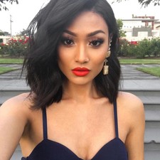 Synthetic Lace Front Wigs Short Bob Wavy Heat Resistant Wig Black Women Natural