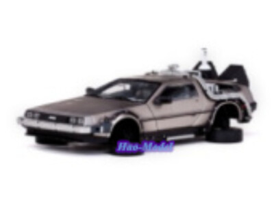 BTTF DELOREAN FROM BACK TO THE 1/18 Scale SunStar Back to the