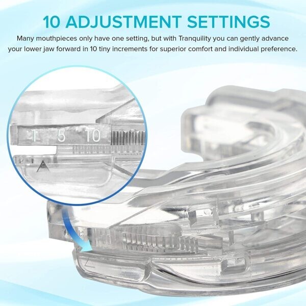 Adjustable Mouthpiece Anti-Snoring Mouth Guard Stop Snoring TRANQUILITY PRO