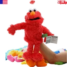 SesameStreet Elmo Plush Hand Puppet Muppet Plush Toy Kid Gift 33CM