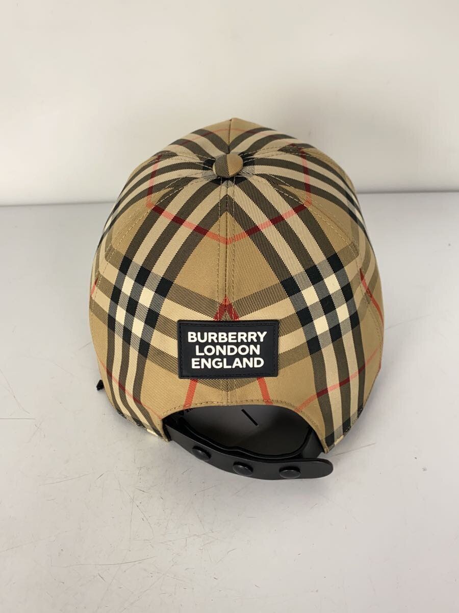 BURBERRY Cap Baseball M Polyester Beige Check Mens 8026929 BURBERRY Cap Baseball M Polyester Beige Check Mens 8026929