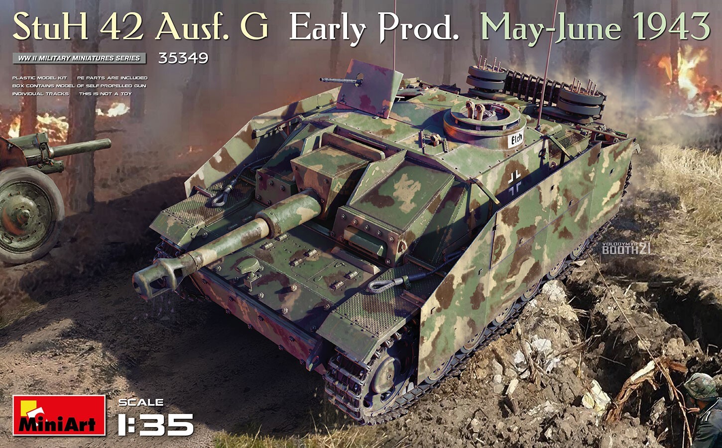 MiniArt 1/35 Scale - StuH 42 Ausf.G Early Prod. May-June 43  Plastic Model 35349
