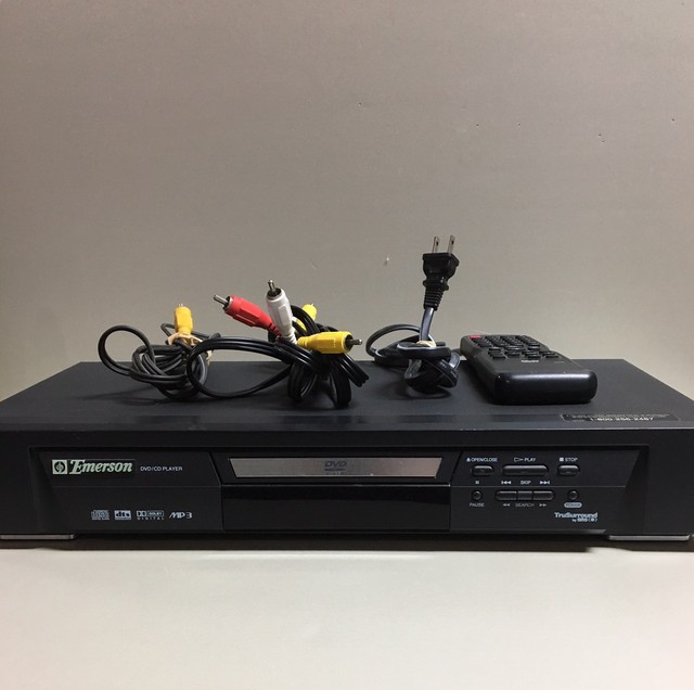Emerson dvd cd player w/ remote / cables edw 7002 Tested eBay