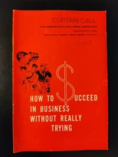 Dick Kallman How to Succeed in Business WRT 1963 Los Angeles Civic Light Opera