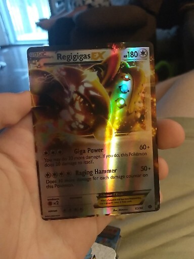 (BW4-82) Regigigas-EX Ultra Rare Foil Pokemon