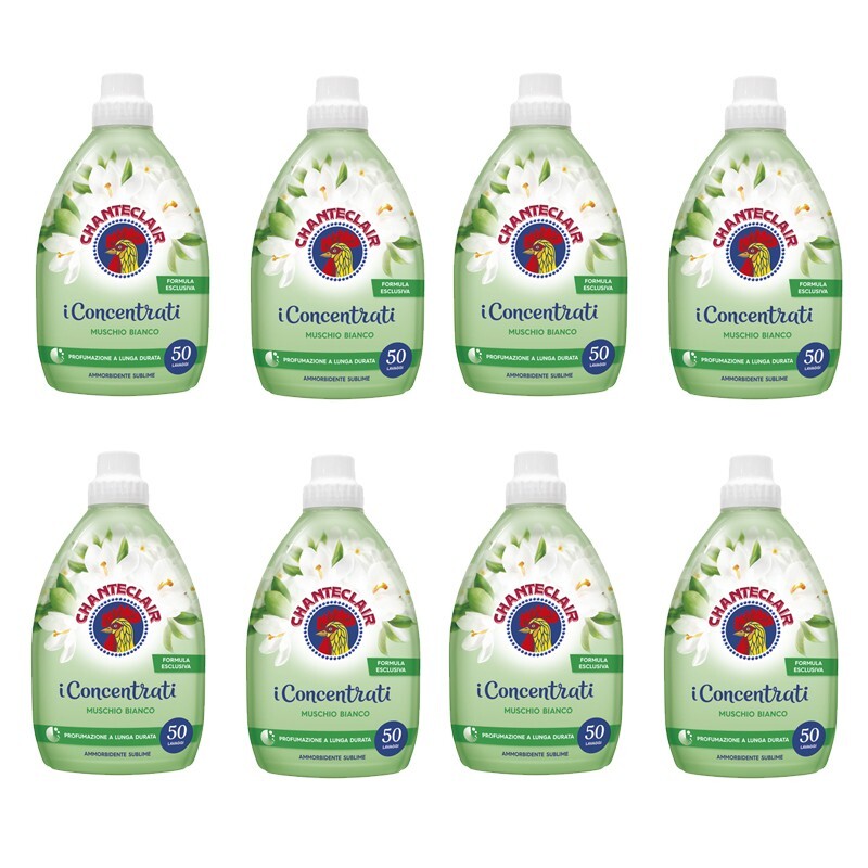 8pz CHANTECLAIR I Concentrati Muschio Bianco Ammorbidente Sublime 1000ml
