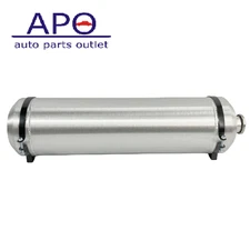 Gas Tank 6 1/4 Gallons 8x30 Vertical 1/4 NPT Aluminum Spun Round Fuel Tank Cell 