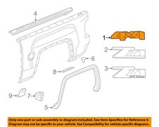 Chevrolet GM OEM 14-16 Silverado 1500 Pickup Bed-Decal Sticker 23269921