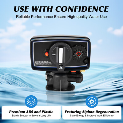 110V Automatic Clock Control Valve For Water Filter Softener Resin Tank