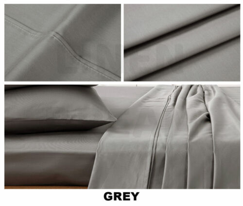 100% Genuine Egyptian Cotton Fitted Sheet Anti-Pilling Bed Set-NO FLAT SHEET - Picture 14 of 18