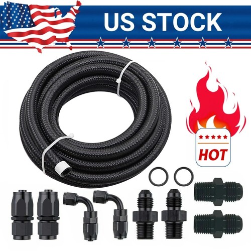 Automatic Transmission Cooler Line Kit 6AN Hose Line Kit for GM 4L60E