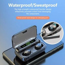 Bluetooth 5.0 Earphones Charging Box Wireless Headphone 9D Microphone Waterproof