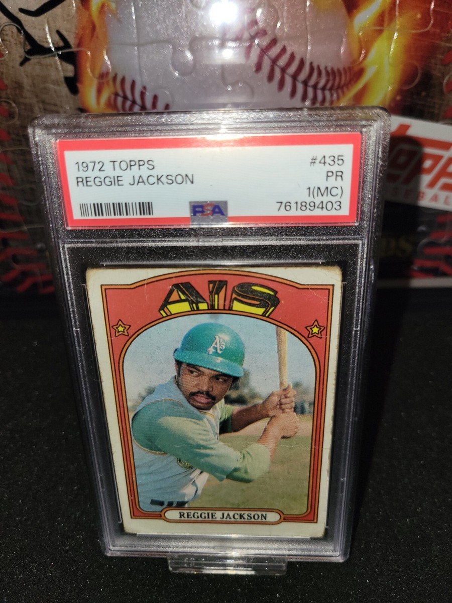 Reggie Jackson 1972 Topps Baseball 1972 TOPPS #435 REGGIE JACKSON