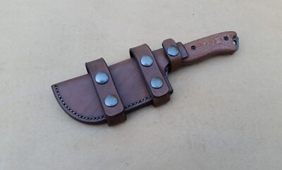 BECKER BK-18 HARPOON CUSTOM LEATHER SHEATH (SHEATH ONLY) !READ