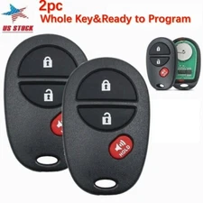 2 For 2009 2010 2011 2012 Toyota Tacoma Tundra Sienna Highlander Sequoia Key Fob