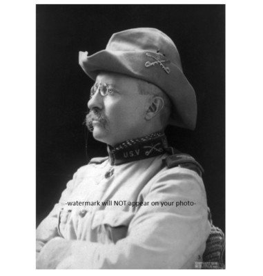 1898 Theodore Teddy Roosevelt PHOTO Colonel Roosevelt Portrait US President