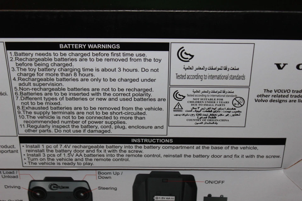 Double E  Volvo Radlader L 260 H 1:16 RC Lader NEU Wheelloader - Bild 4 von 4