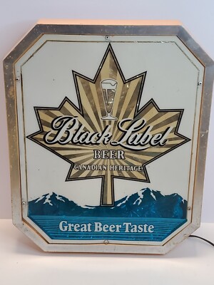 sapporo ヴィンテージ BEER バレルサイン BAR バー 非売品 レア Vintage 1960's BLACK LABEL Beer Bar Lighted Advertising Wall Light