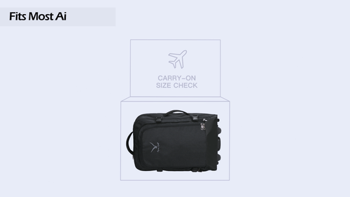 2 in 1 Travel Backpack 22 in Carry on Luggage 63L Rolling Luggage Packing Cubes - Video 1 of 1