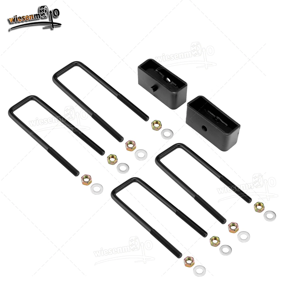 Kit elevador nivelador bloques traseros de 2" para Chevy Silverado GMC Sierra 1500 1999-2022 Foto 4 de 4