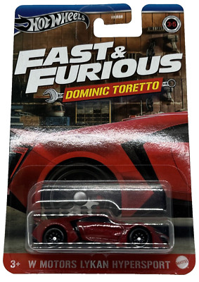 Hot Wheels W Motors Lykan Hypersport Fast & Furious Dominic Toretto No 3/5 New