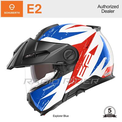 NEW Schuberth E2 Motorcycle Flip-Up Helmet | Explorer Blue | 2XL | Free Shipping