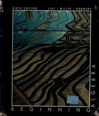 Beginning Algebra by Margaret L. Lial