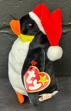 Ty Beanie Baby 1998 Retired ZERO the Xmas Penguin Plush Stuffed Animal Toy