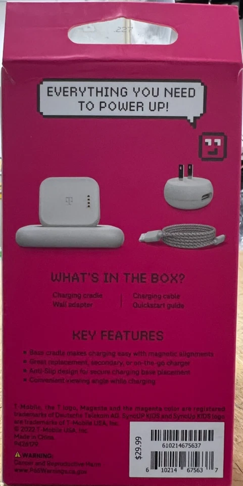 T-Mobile SyncUP Kids Smartwatch Charging Kit - White - Image 2 of 2