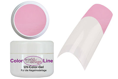 Bestseller:  5 ml UV + LED  Gel - Baby Rosa   deckend French / Fullcover   V3011