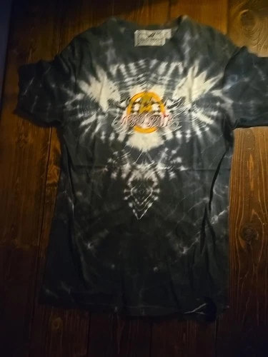 Aerosmith Symmetria Tie Dye Shirt Medium Single 1980s vintage concert t-shirt, vintage, size M, single stitch, B+ condition