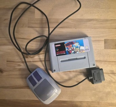 Mario Paint Super Nintendo SNES Cartridge mit offizieller Maus - getestet/funktionstüchtig