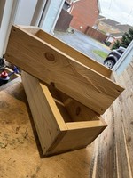 PAIR of Garden Planters Heat Treated Timber 1” Thick Quality Wood. 