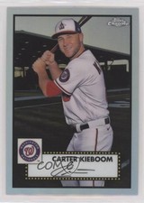 2021 Topps Chrome Platinum Anniversary Refractor Carter Kieboom #466 2f9