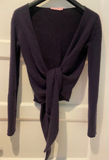 Strickjacke / Wickeloberteil von ROSA / 100%Kashmir /Lila / Gr.36