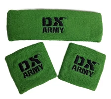 DX Army Green Headband Wristband Set D-Generation X
