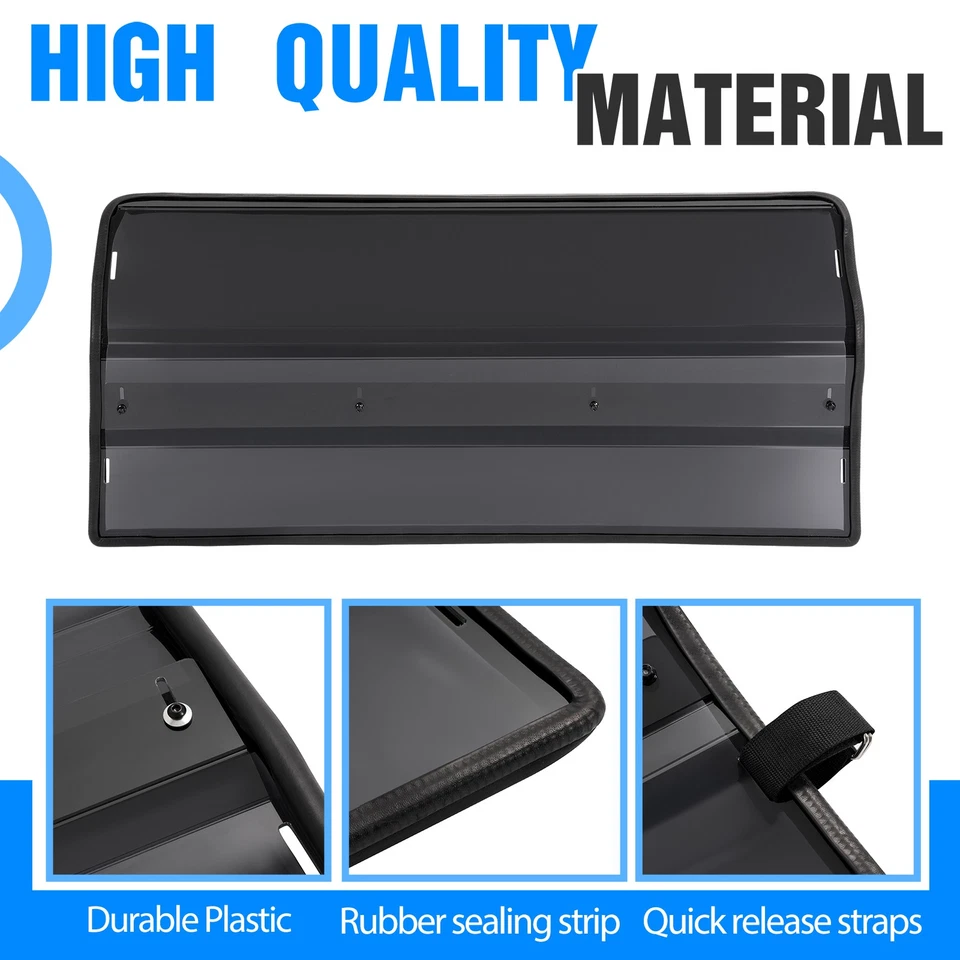 Parabrisas trasero de humo para ATV Can-Am Commander 700 Max 1000R DPS/XT/XMR 2021-25 Foto 4 de 4