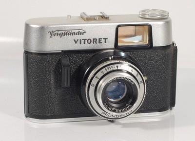 Voigtlander Vitoret 35mm Film Camera Color-Lanthar Lens Untested Parts Only#5853