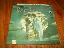 FELLINI SATYRICON Criterion 3-Laserdisc LD BOXED SET WIDESCREEN BRAND NEW RARE 