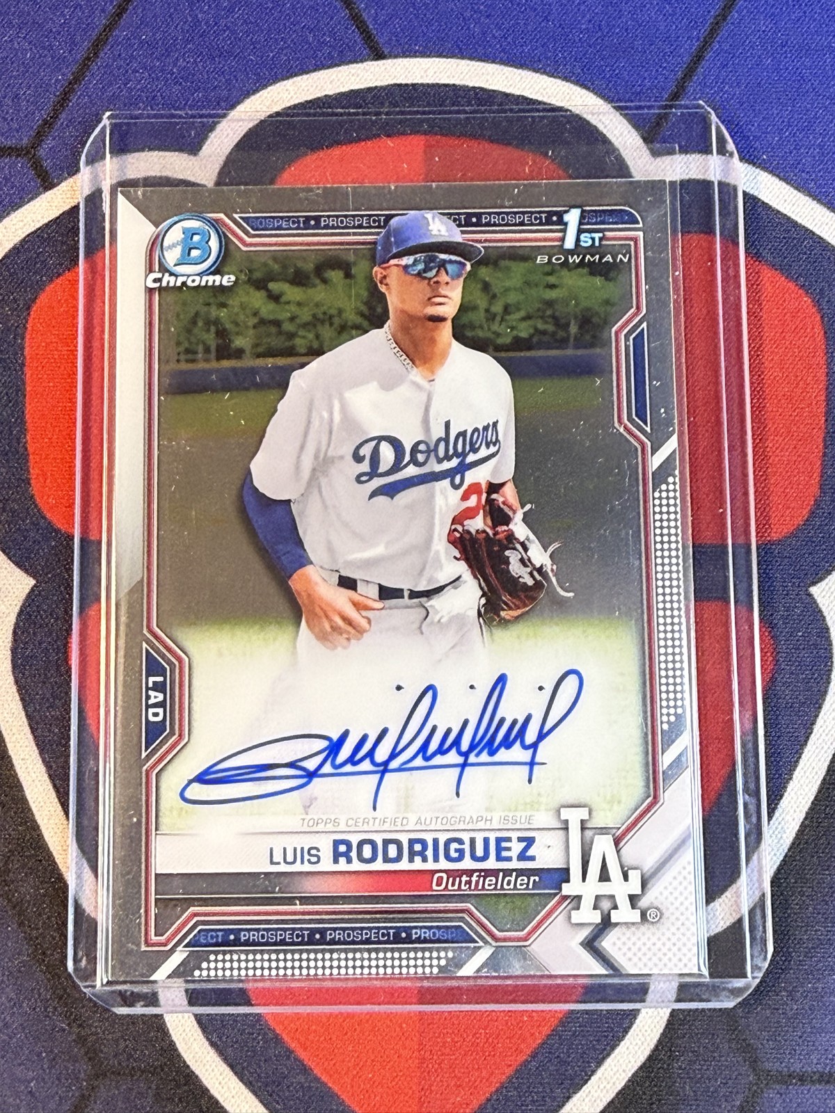 2021 Bowman Chrome - Prospect Autographs Luis Rodriguez #CPA-LR (AU, RC)
