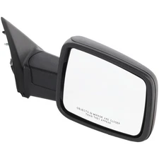 Mirror For 2013-2022 Ram 1500 2500 3500 Manual Folding Right Textured Black