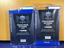 Max Pro Blue Plastic Comic Book Dividers 2 Packs Of 20 (Open Packs)