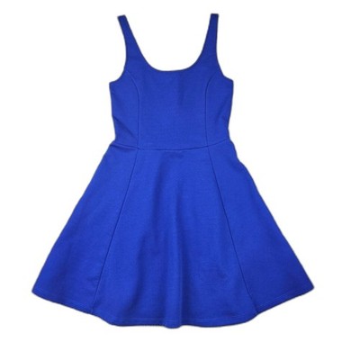 H&M Divided Royal Blue Skater Dress - Women's Size 6