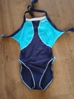 Adidas Ladies Swim Suit Blue Size 10.