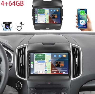 9'' Android 15 Car Radio Stereo Carplay GPS NAVI BT WiFi FM For Ford Edge 2015-18