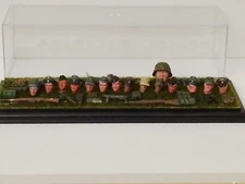 DIORAMA RACCOLTA SOLDATI E UFFICIALI TEDESCHI 120MM TESTE,ARMI