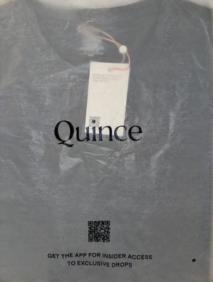 QUINCE Women s Flowknit Breeze Tee in Charcoal - Size Medium